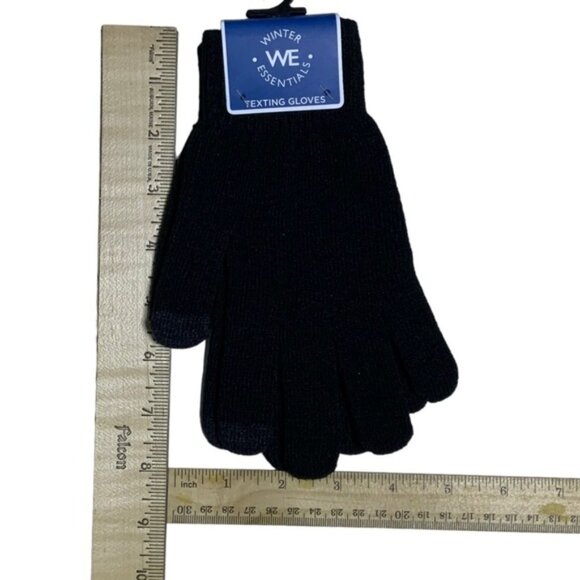 WE Texting Touchscreen Gloves Winter Warm Stretch Knit Women Men Black OS Unisex - Picture 7 of 15